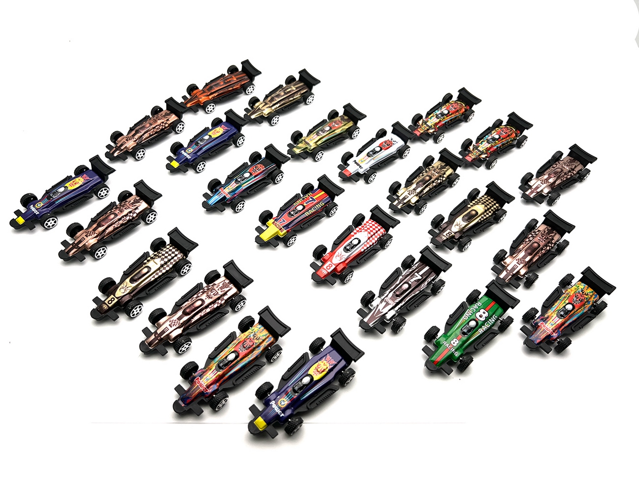 Set De Carros Juguete Niño Formula 1 Carreras 50 Pcs